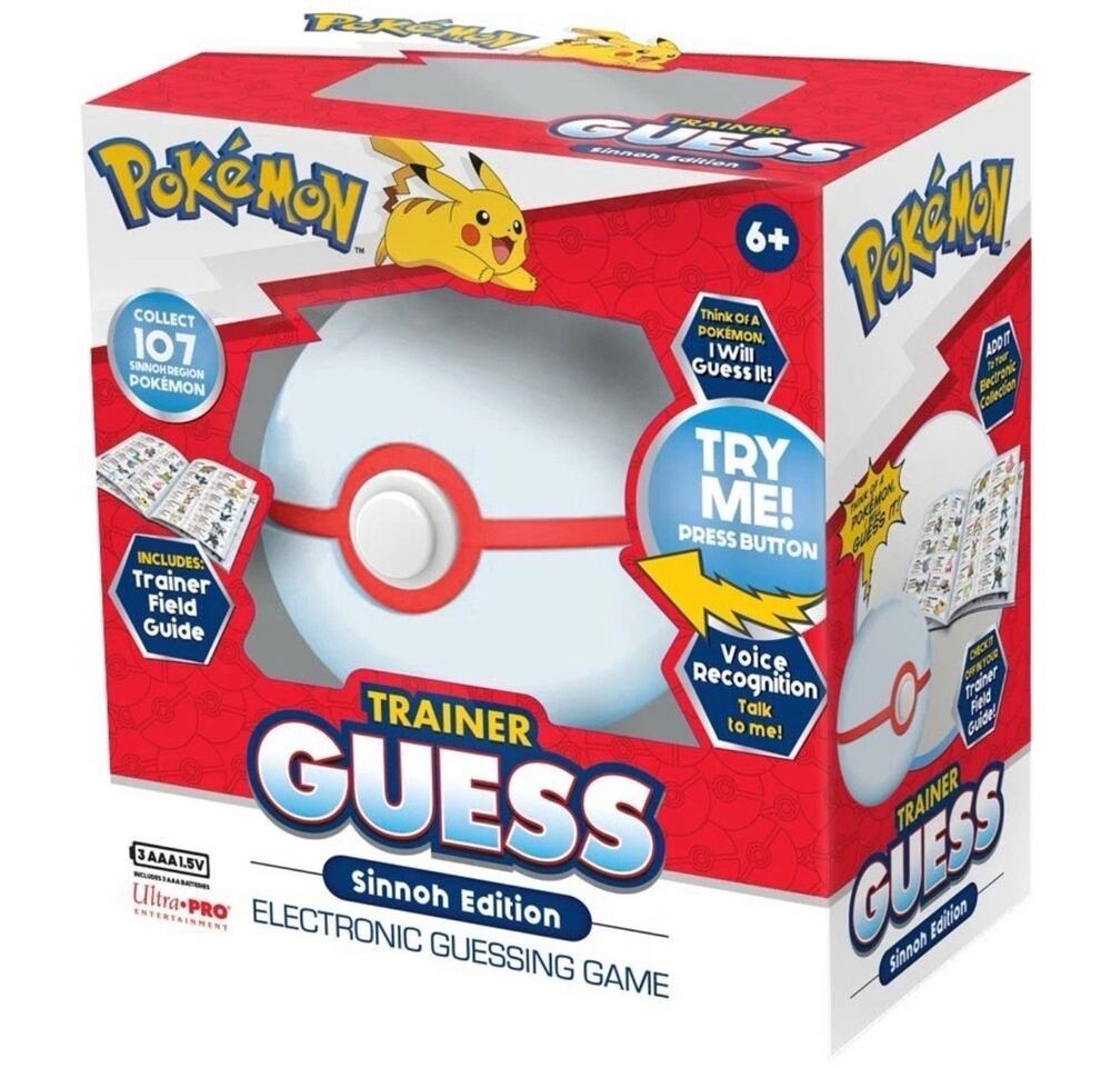 Ultra Pro Pokemon Trainer Guess Sinnoh Edition Electronic Game TCG Guessing Game